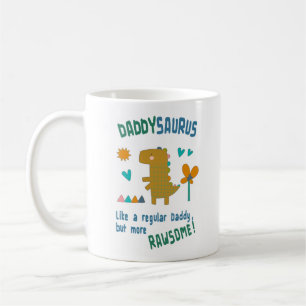 DaddySaurus Geburtstag oder Vatertag Kaffeetasse