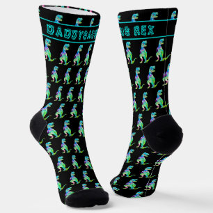 Daddysaurus Lustiger Vater Dinosaurier Socken