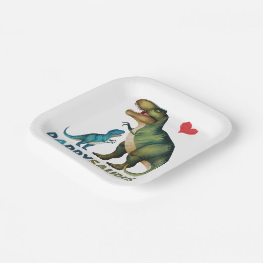 Daddysaurus Pappteller (Gewinkelt)