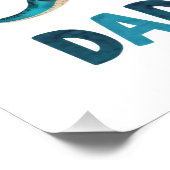 Daddysaurus Poster (Ecke)