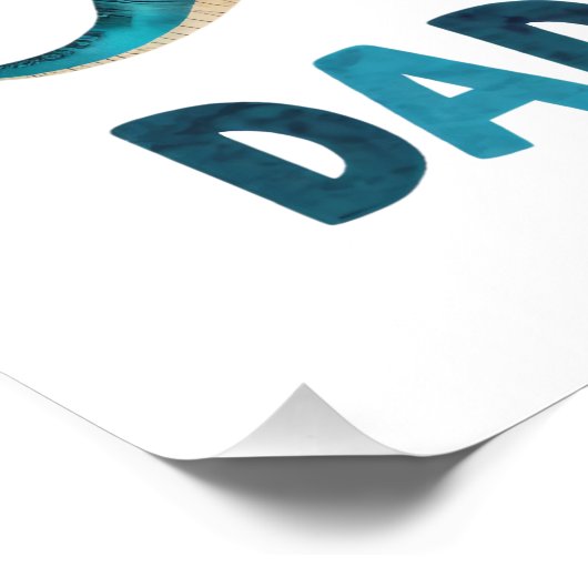 Daddysaurus Poster (Ecke)