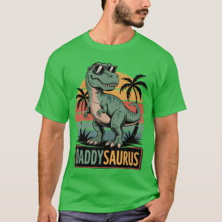 Daddysaurus Re Dinosaur Daddy Saurus Familie Übere T-Shirt