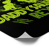 Daddysaurus Rex 2 Kinder Sunset Dinosaurier für Vä Poster (Ecke)