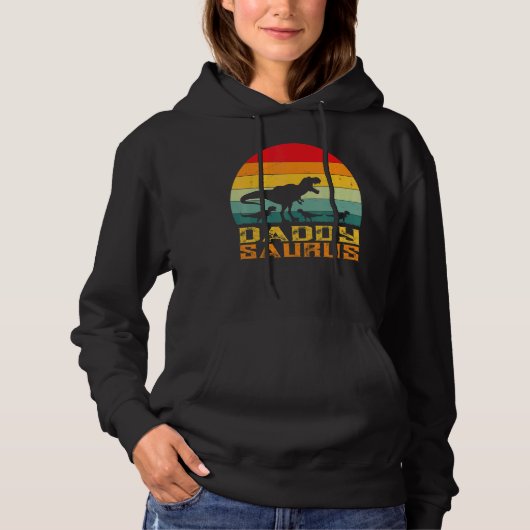 Daddysaurus Rex Daddy Dinosaur Vatertag 2022 Hoodie (Vorderseite)
