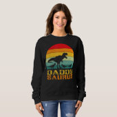 Daddysaurus Rex Daddy Dinosaur Vatertag 2022 Sweatshirt (Vorne ganz)
