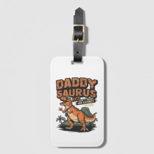 Daddysaurus Rex - Die Coole prähistorische Legende Gepäckanhänger