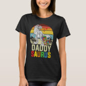 Daddysaurus Rex Dinosaur Daddy Saurus Autism Aware T-Shirt (Vorderseite)
