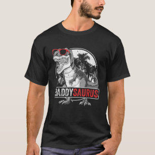 Daddysaurus Rex Dinosaur Daddy Saurus Familienmatt T-Shirt