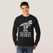 Daddysaurus Rex Dinosaur Daddy Saurus Familienmatt T-Shirt (Vorne ganz)