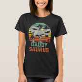 Daddysaurus Rex Dinosaur Daddy Saurus Family Match T-Shirt (Vorderseite)