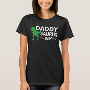 Daddysaurus Rex Dinosaur Daddy Saurus Fathers Day T-Shirt