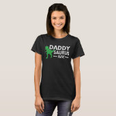 Daddysaurus Rex Dinosaur Daddy Saurus Fathers Day T-Shirt (Vorne ganz)