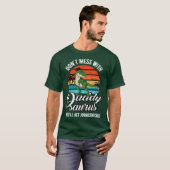 Daddysaurus Rex Dinosaur Daddy T-Rex Vathers Day T-Shirt (Vorne ganz)