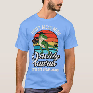Daddysaurus Rex Dinosaurier Daddy T-Rex Vatertag T-Shirt