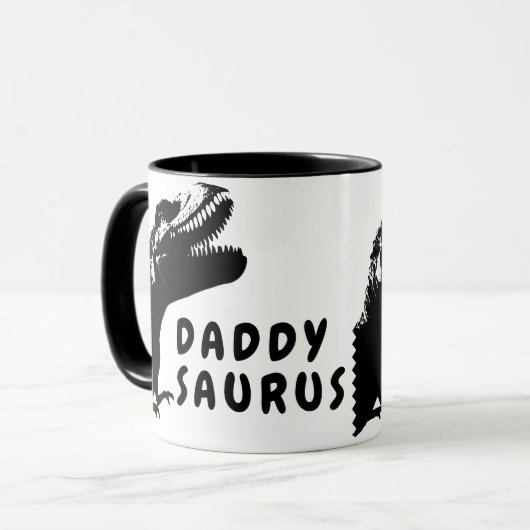 Daddysaurus Rex Tasse (Vorderseite Links)