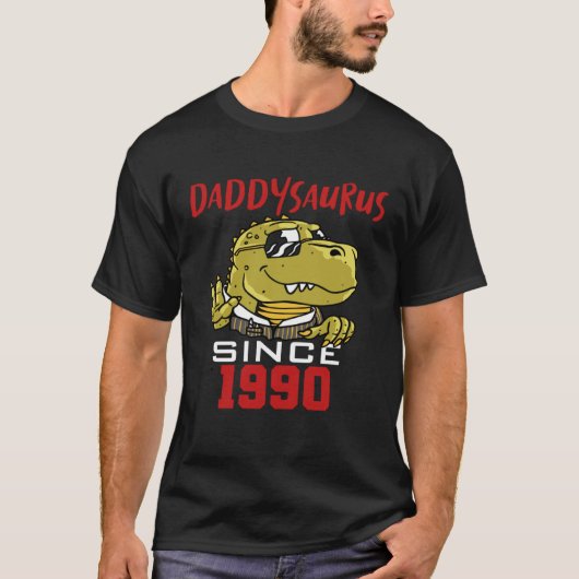 Daddysaurus seit 1990 T-Shirt (Vorderseite)