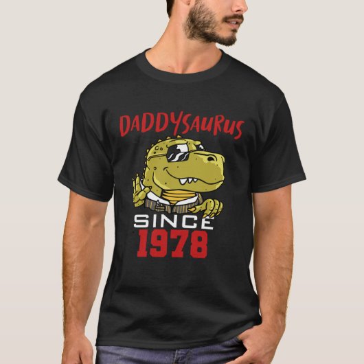 Daddysaurus since 1978 T-Shirt (Vorderseite)