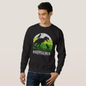 Daddysaurus T Rex 2 Two Kid Dinosaurier Weihnachte Sweatshirt (Vorne ganz)