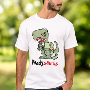 Daddysaurus T-Rex Baby Boy Vater T-Shirt