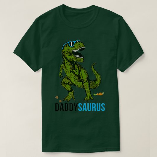 Daddysaurus T rex Daddy Saurus Vater Fathers Day G T-Shirt (Design vorne)