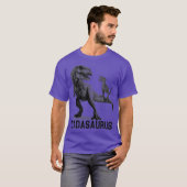 Daddysaurus T Rex Dinosaur Daddy Saurus Cooler Vat T-Shirt (Vorne ganz)