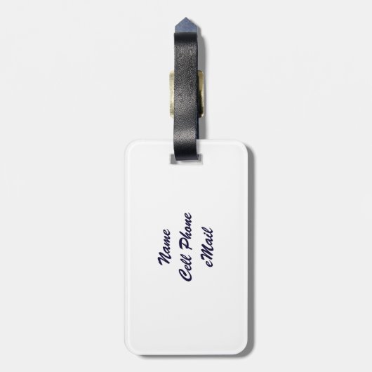 DaddySaurus T-rex Dinosaur Funny Vathers Day Gepäckanhänger (Rückseite vertikal)