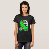Daddysaurus Trex Dinosaur Daddy Saurus St Patricks T-Shirt (Vorne ganz)