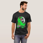 Daddysaurus Trex Dinosaur Daddy Saurus St Patricks T-Shirt (Vorne ganz)