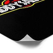 Daddysaurus Väter Vatertag Poster (Ecke)