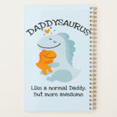 Daddysaurus wie ein normaler Papa, aber Phantastis Planer (Rückseite)