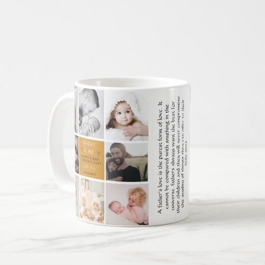 'Daddyy & Me' 1. Tasse des Vatertages (Vorderseite Links)