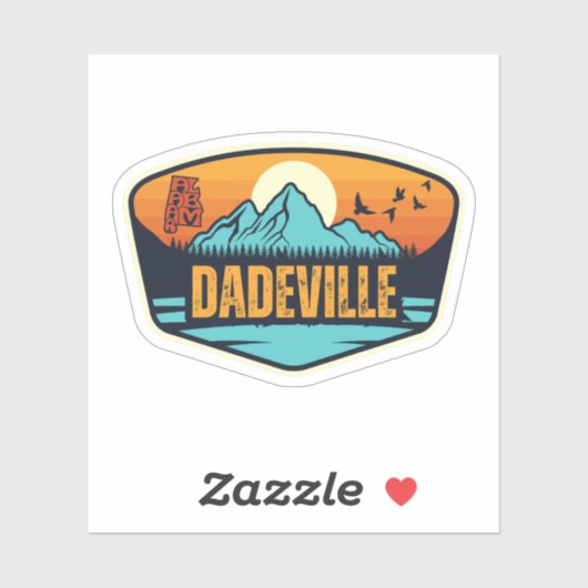 Dadeville, Alabama Aufkleber (Blatt)