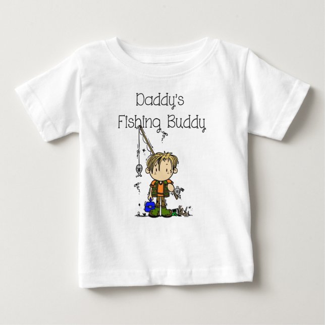 DADFISHINGBUDDY.png Baby T-shirt (Vorderseite)