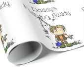 DADFISHINGBUDDY.png Geschenkpapier (Rolleneckpunkt)