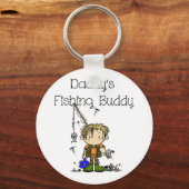 DADFISHINGBUDDY.png Schlüsselanhänger (Vorderseite)