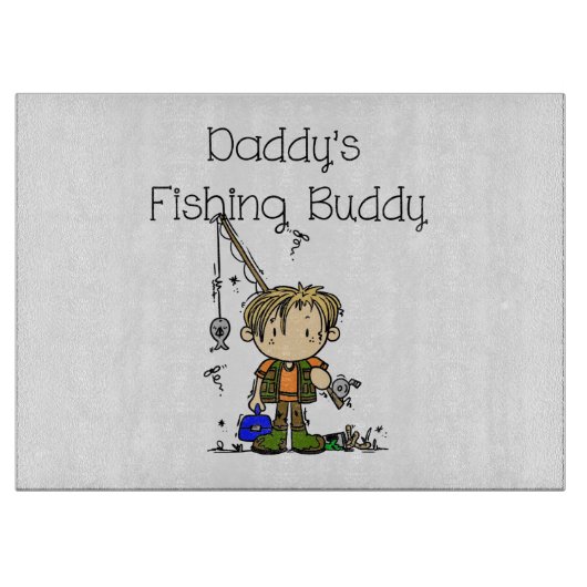 DADFISHINGBUDDY.png Schneidebrett (Vorderseite)