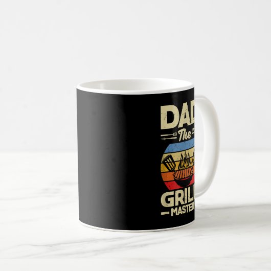 Dadhe Grill Vathers Day GRILLEN Kaffeetasse (VorderseiteRechts)