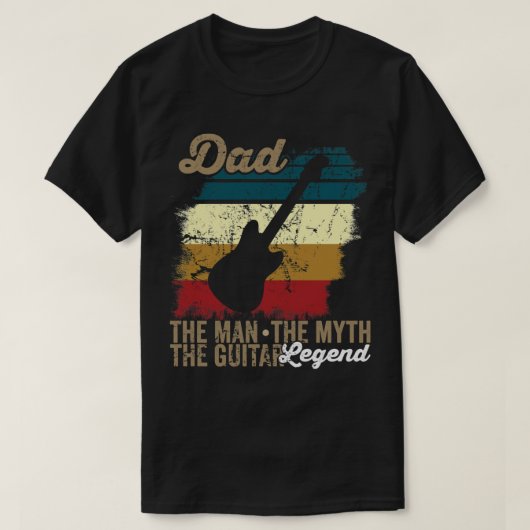 Dadhe manhe mythhe gitarre LEGEND_475 T-Shirt (Design vorne)
