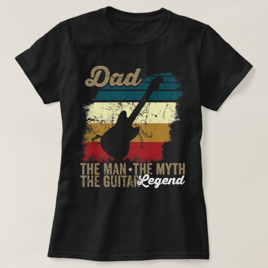 Dadhe manhe mythhe gitarre LEGEND_475 T-Shirt (Design vorne)