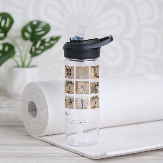 #DadIdealNomenWasserflasche Trinkflasche (Yoga (gedreht))