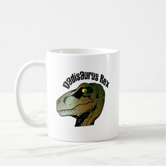 Dadisaurus Rex: Doppel gedruckte Kaffee-Tasse Kaffeetasse (Links)