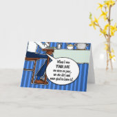 Dadism - für jeden Vater Karte (Gelbe Blume)