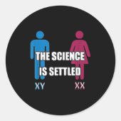 Dadisms Funny Dad Sayings S &amp; Xx Xy The Scienc Runder Aufkleber (Vorderseite)