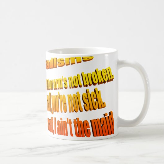 Dadisms, regeln es sich kaffeetasse (Rechts)