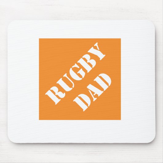 Dadisms Rugby Vater Mousepad (Vorne)