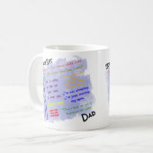 Dadismsshirt_horizontalTemplate Kopie, Dadismssh… Kaffeetasse (Vorderseite Links)