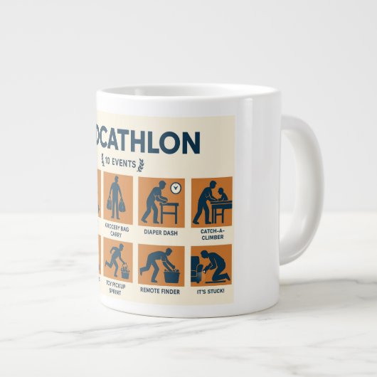 Dadklon Jumbo-Tasse (Vorderseite Rechts)