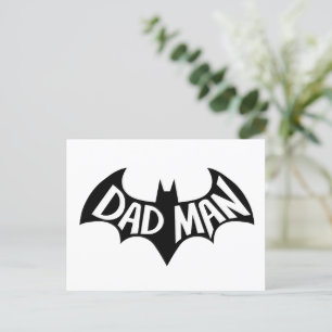 Dadman Superhero Postkarte