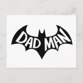 Dadman Superhero Postkarte (Vorderseite)