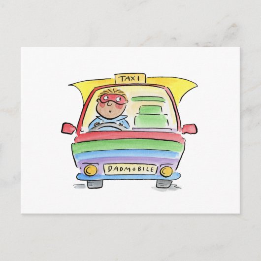 Dadmobile Postkarte (Vorderseite)